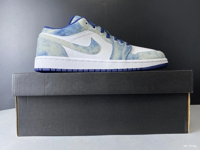 1 Air Low Washed Denim CZ8455-100 Jordan 0708